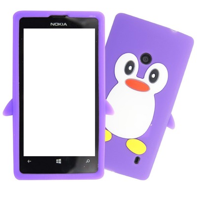 Celular Nokia 520 Violeta Montaje fotografico