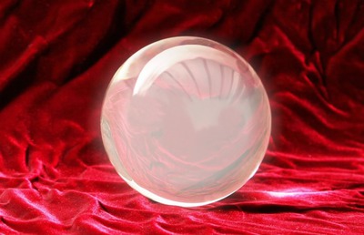 Bola de cristal Photomontage