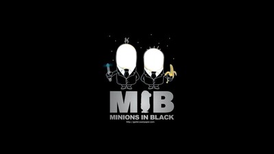 Minion in Black Fotomontagem
