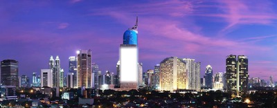 Djakarta ville Fotomontáž