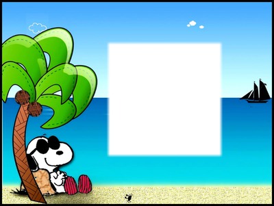 snoopy Photo frame effect
