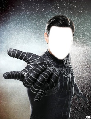 Spiderman black Krat Fotomontáž