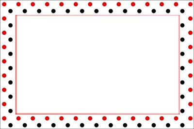 Quadro-Poás vermelhos e pretos com fundo branco. Фотомонтаж