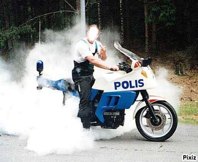 police Fotomontáž