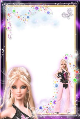 Cc Barbie princesa Photo frame effect