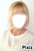 mamie blonde Photo frame effect