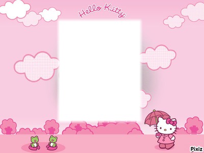 hello kity new Photo frame effect