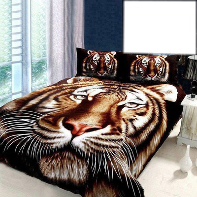 lit de tigre Photomontage