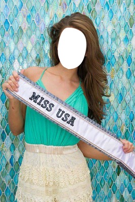 Miss USA Universe 2014 Photo frame effect