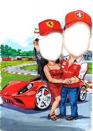 Ferrari Fotomontasje