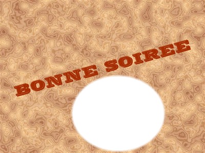 BONNE SOIREE Photo frame effect