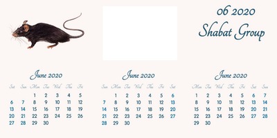 June 2020 // English // 2020 to 2055 Calendar // 2020.02.15