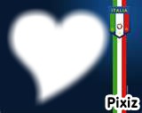 drapeau d'Itlalie Fotomontaža