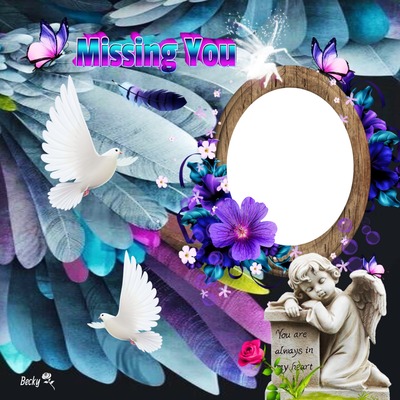 missing you Photomontage
