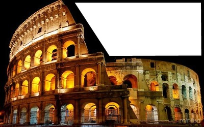 TURISMO - Coliseu.Roma Fotomontagem