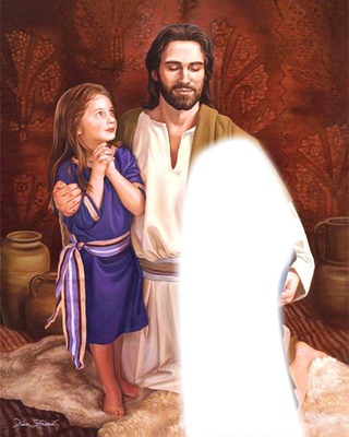 Jesus e as crianças Montaje fotografico