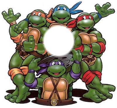 Turtles Photo frame effect