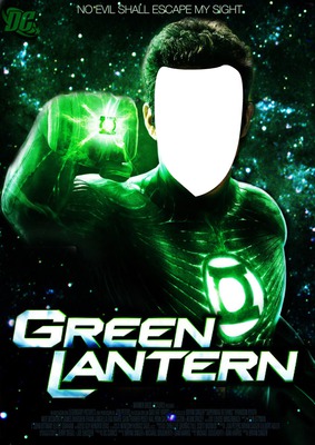 green lantern Fotomontažas