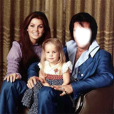 Elvis en famille Montage photo