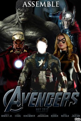 Avengers Photo frame effect