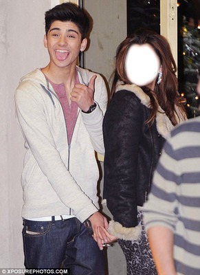 Zayn et son ex copine Photo frame effect