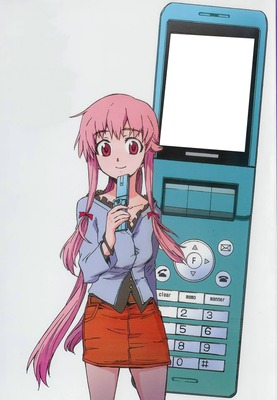 mirai nikki manga Valokuvamontaasi