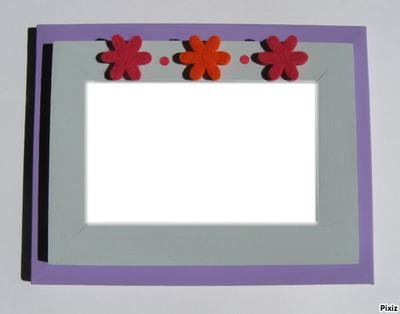 cadre violet Fotomontáž