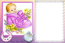 baby shower Photo frame effect