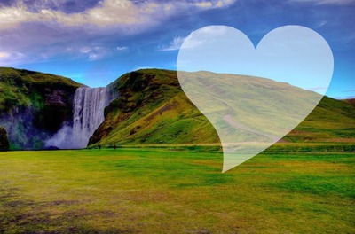 Islande Photo frame effect