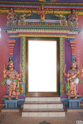 interierur chambre Murugan > Narasimha Perumal Mahak Fotomontasje