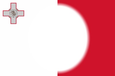 Malta flag Fotomontagem