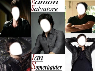 Damon Salvador "Ian SOMERHALDER " Fotomontage