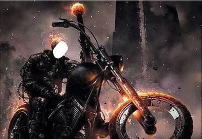 ghost rider Fotomontaż