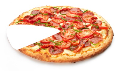 pizza Fotomontaža