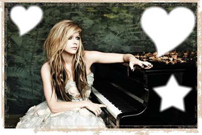 Avril Lavigne Fotomontažas