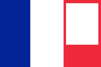 France flag 1 Fotomontaż