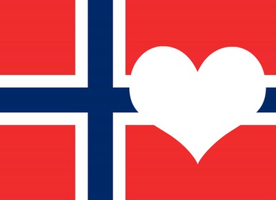 Norway flag Photo frame effect