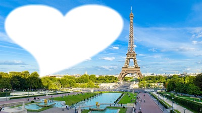 Eiffel Tower Photo frame effect