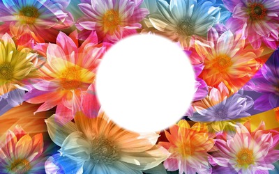 Fleurs Fotomontage