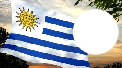 Bandera de Uruguay フォトモンタージュ