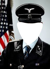 nazi uniform Photo frame effect