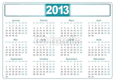 calendrier 2013 Montage photo