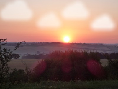 lever de soleil Fotomontáž