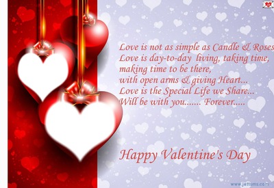 Valentines Heart Fotomontage