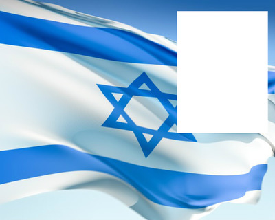 Israel flag Fotomontasje