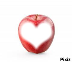 Heart Apple Fotomontažas