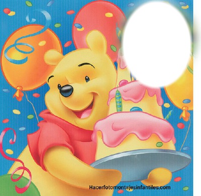 Winnie the Pooh Valokuvamontaasi