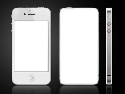 Iphone apple Photomontage