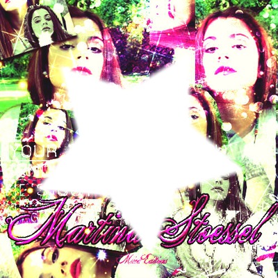martina stoessel Photo frame effect