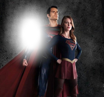 superman supergirl Fotomontáž